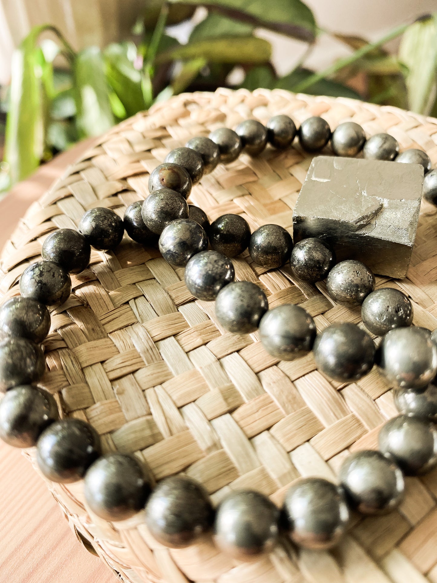 Pulseira Pirite 8mm