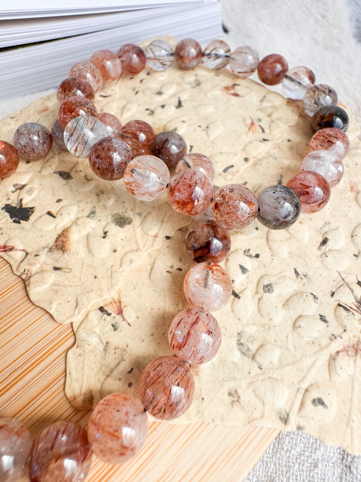 Quartzo Rutilo Cobre 8mm