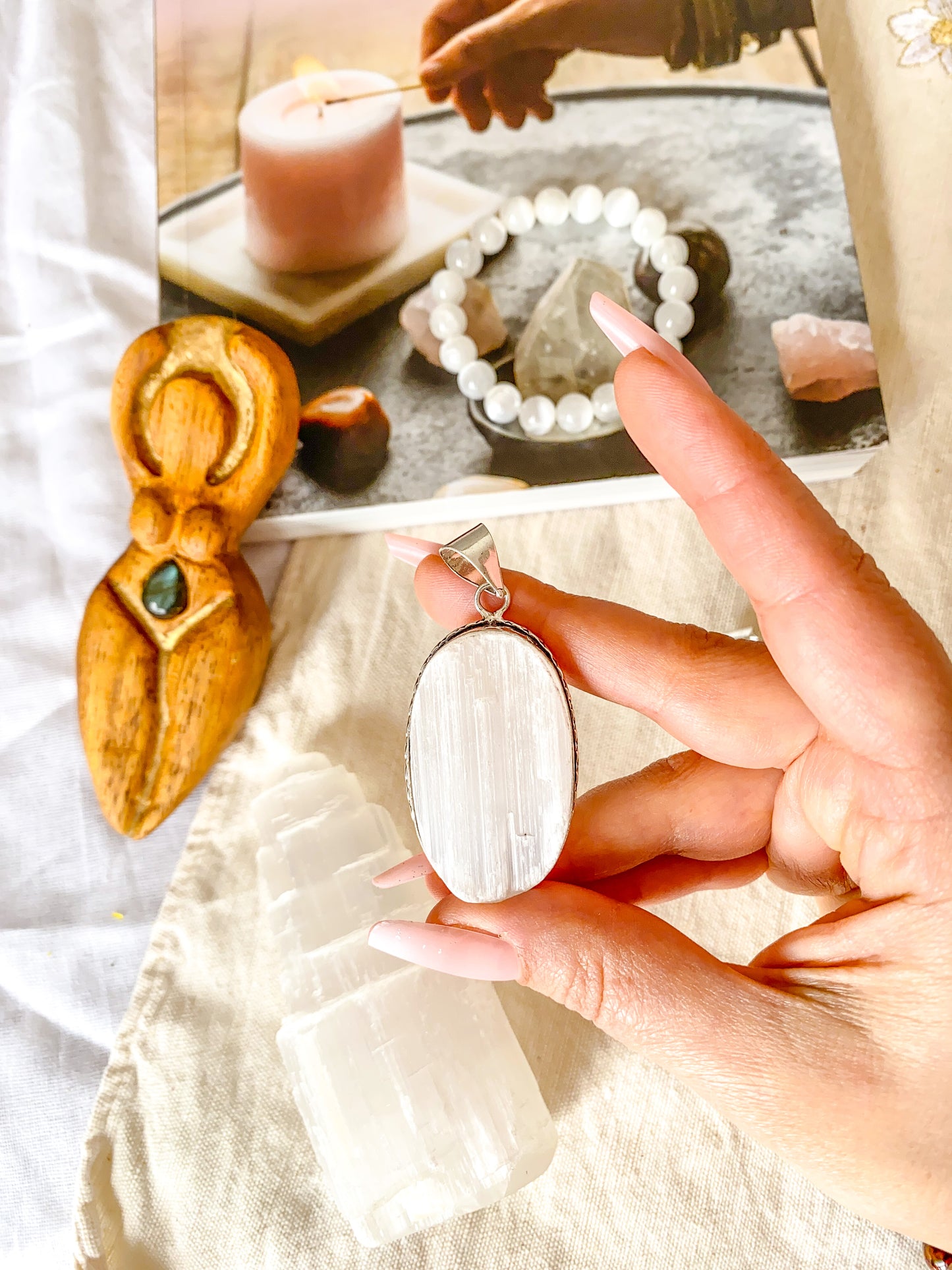 Pingente Selenite