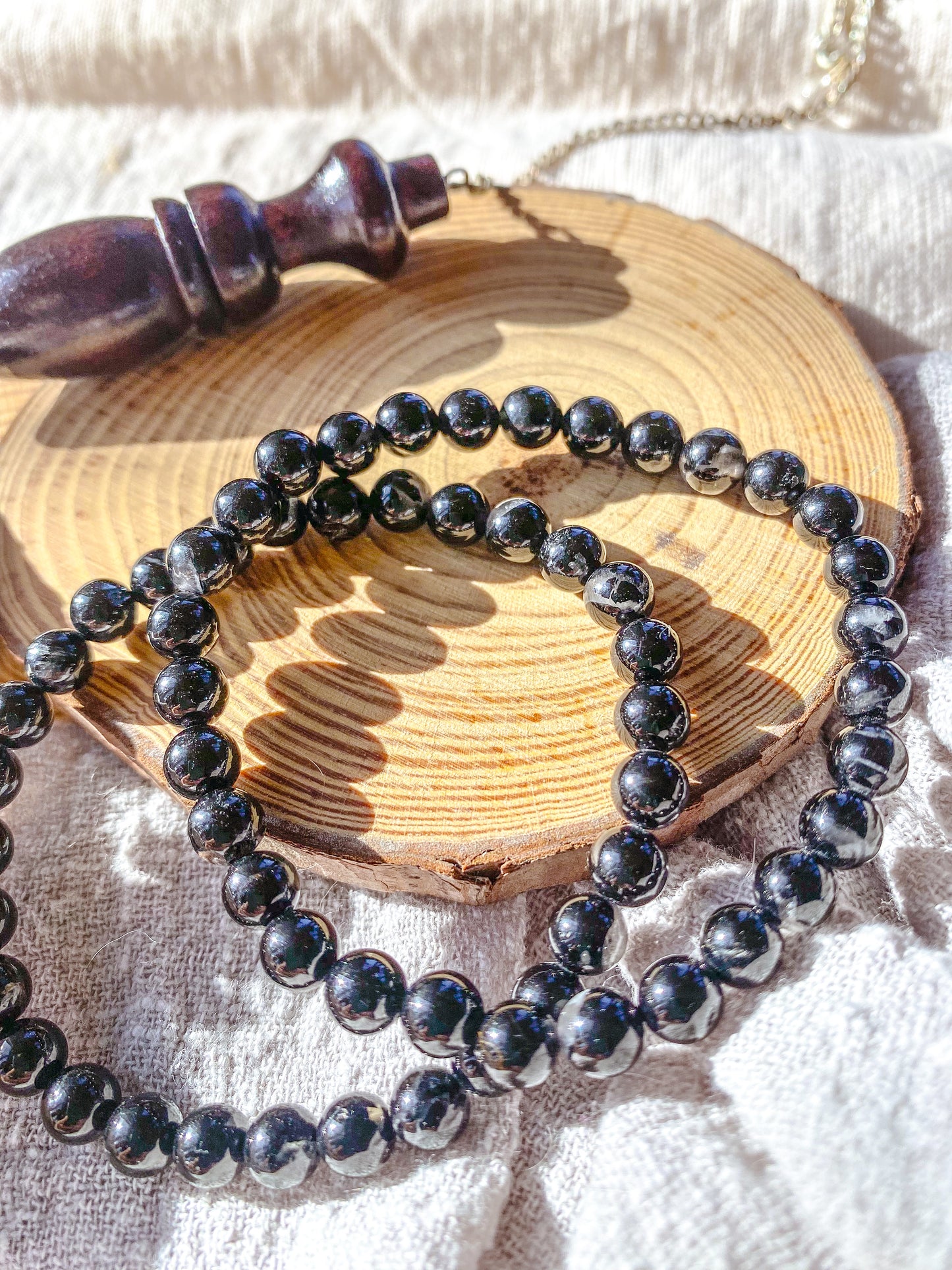 Pulseira Turmalina 6mm