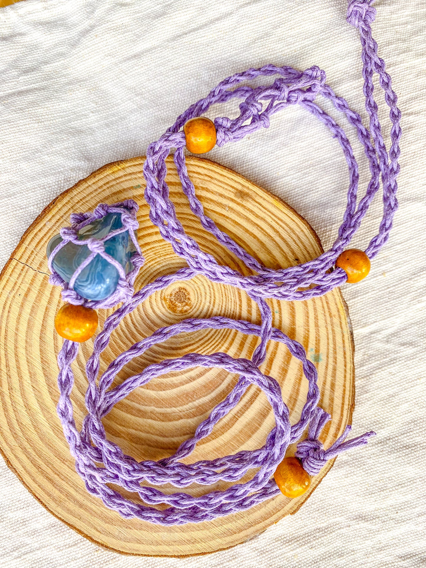 Colar Ajustável Macramé