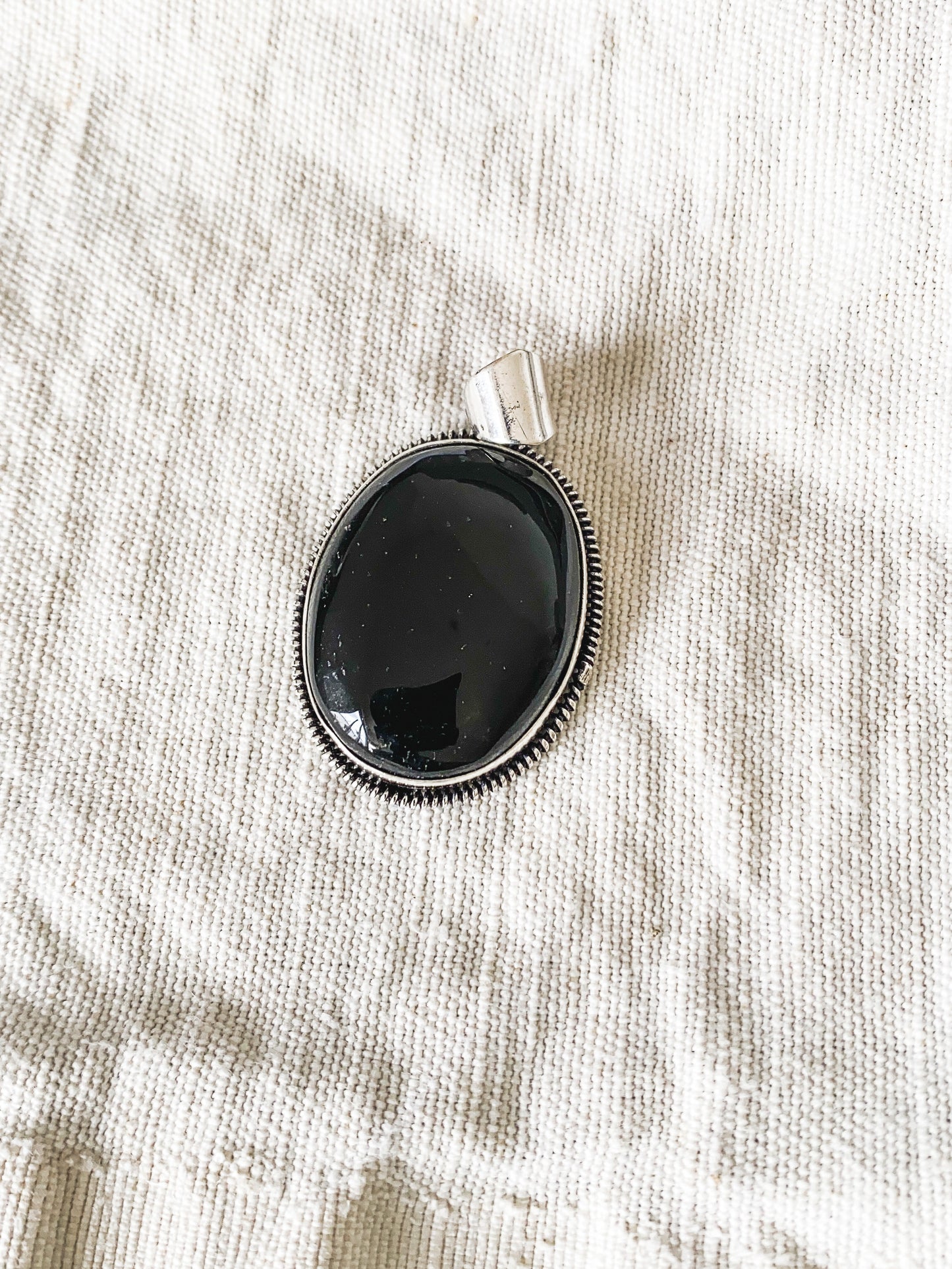 Pingente Ónix (M/L) Prata 925