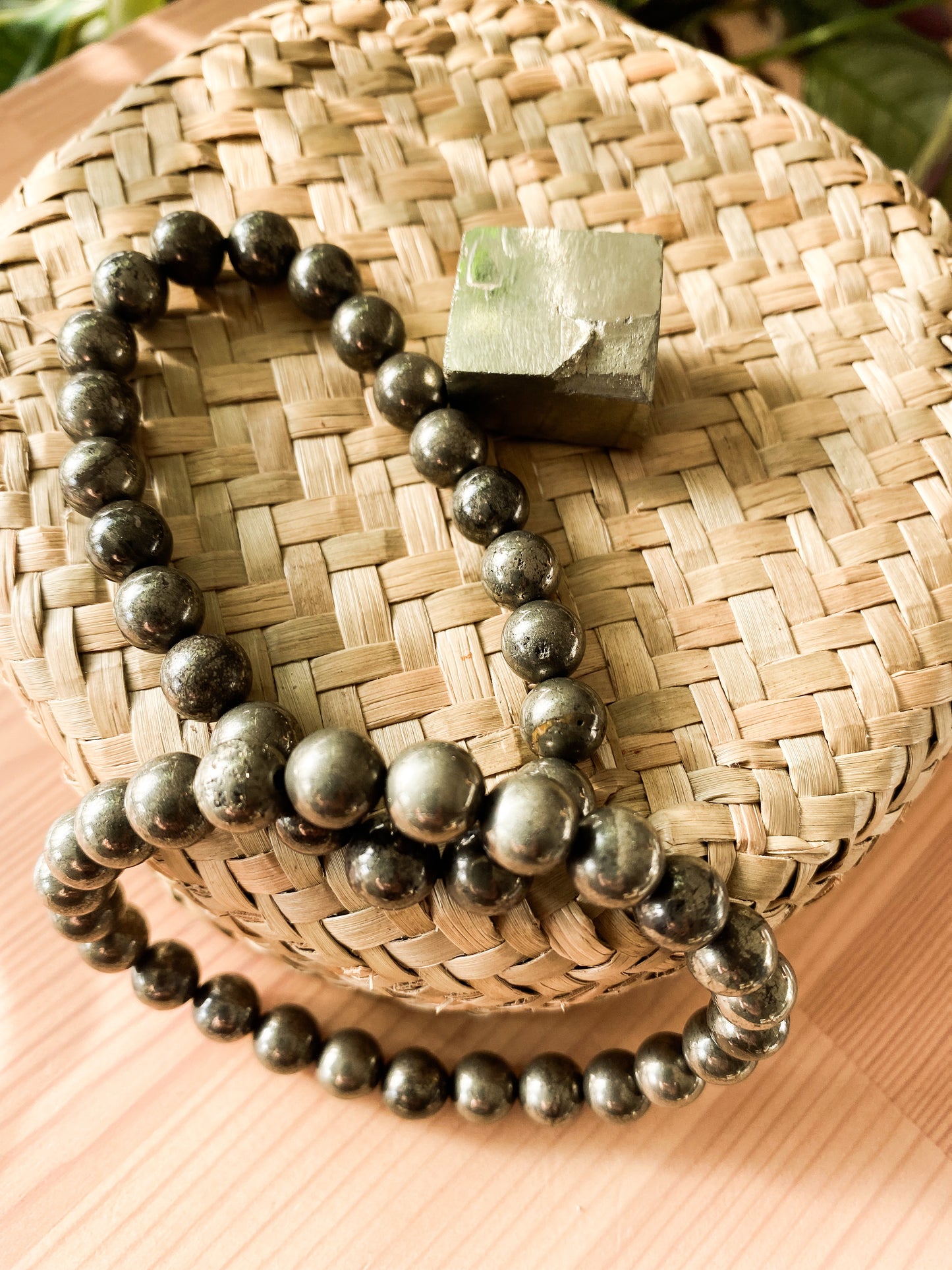 Pulseira Pirite 8mm