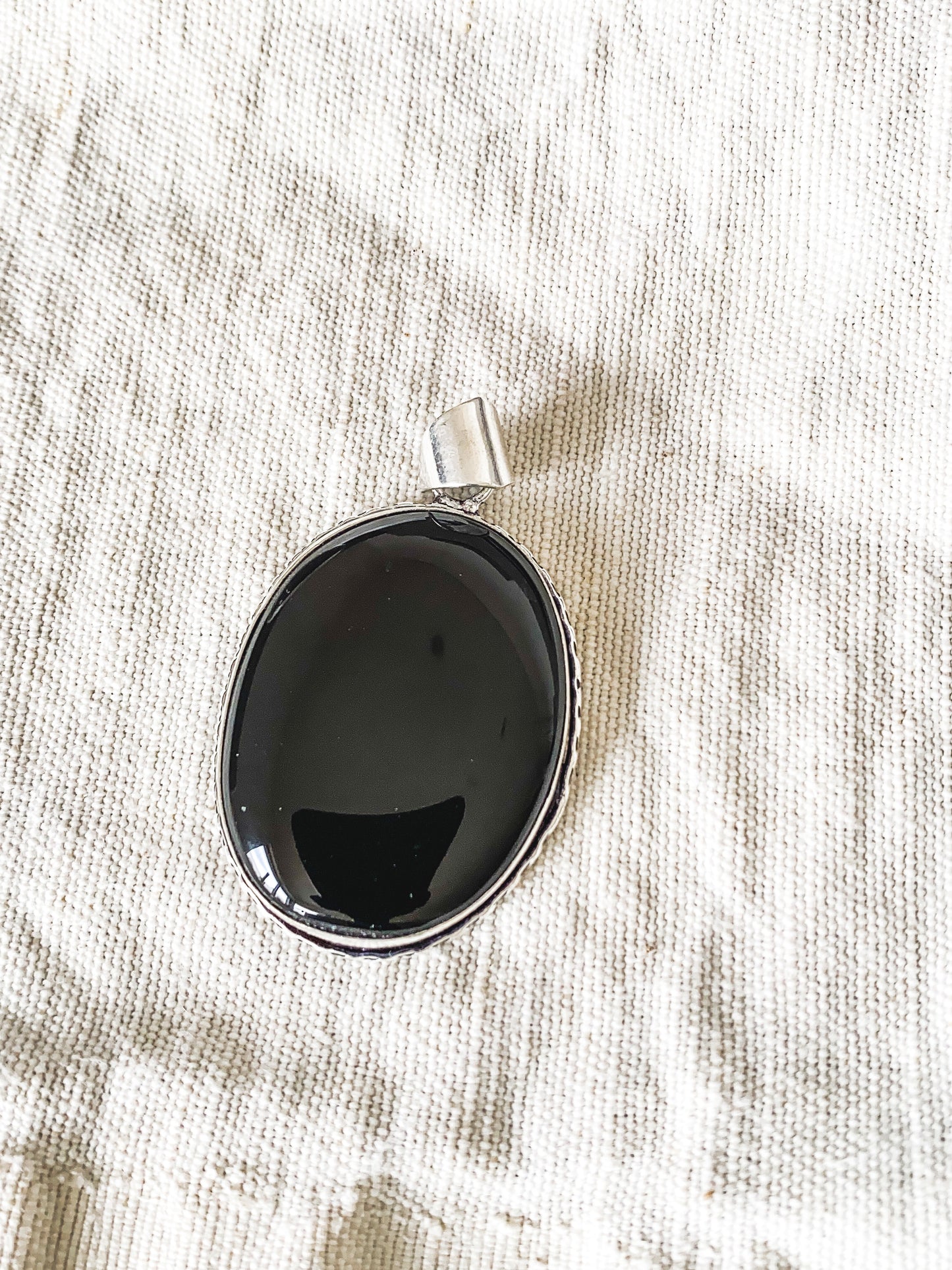 Pingente Ónix (M/L) Prata 925