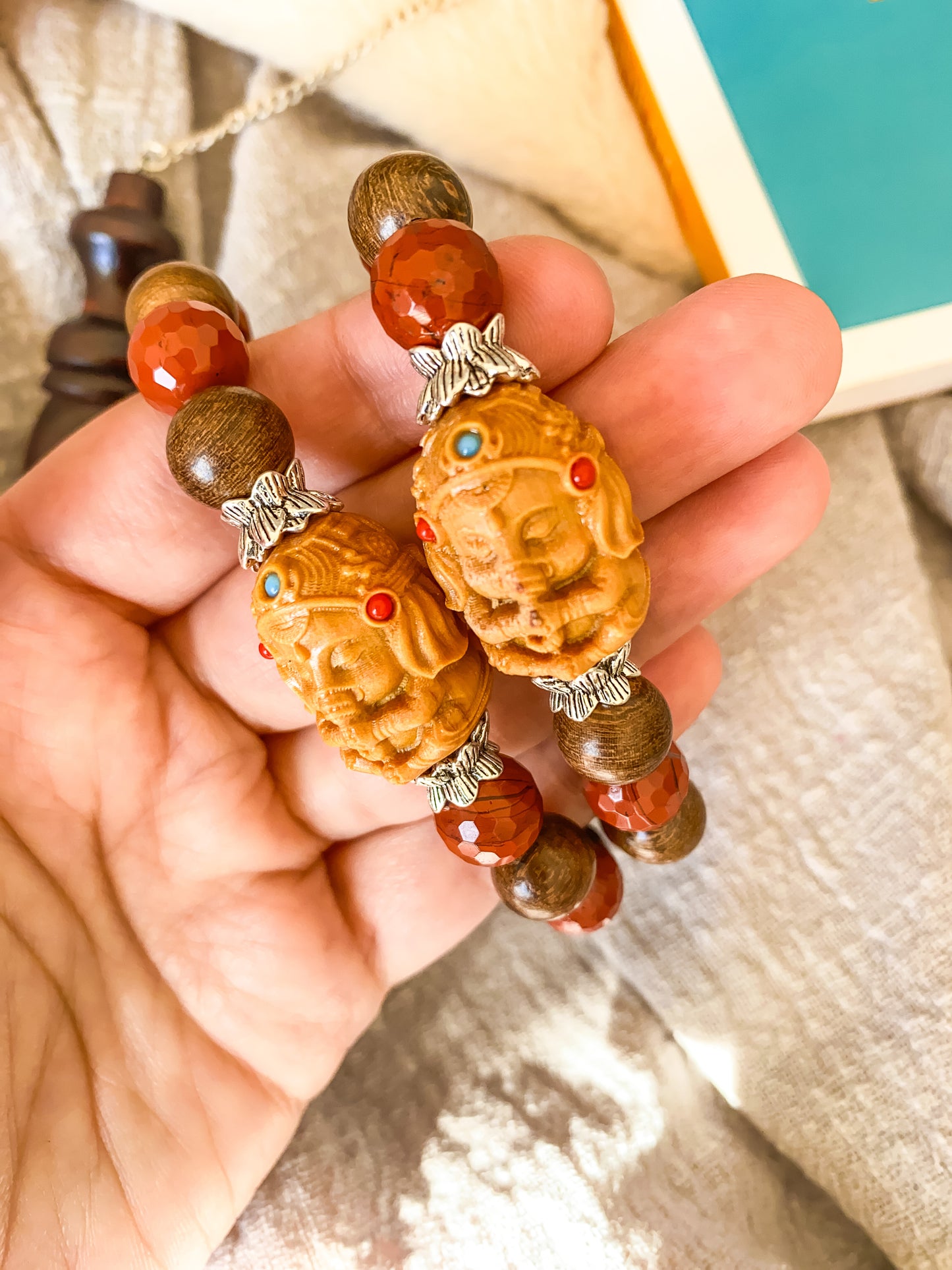 Ganesha Pulseira 10mm