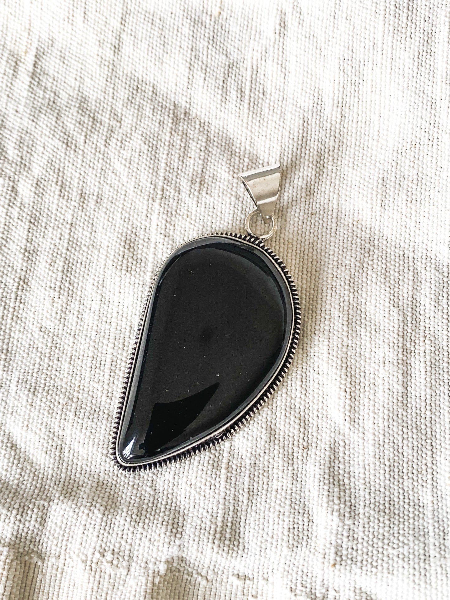 Pingente Ónix (M/L) Prata 925