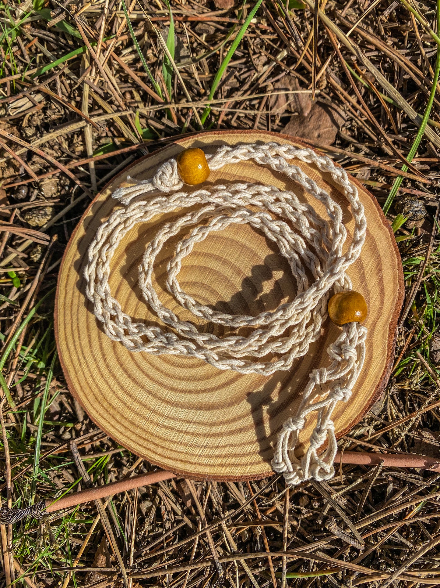 Colar Ajustável Macramé