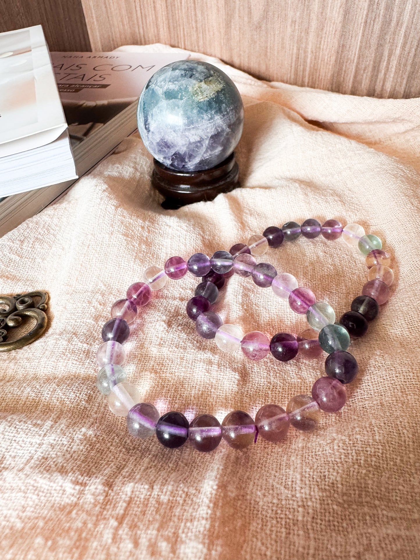 Fluorite Arco-Iris 8mm (High Grade)