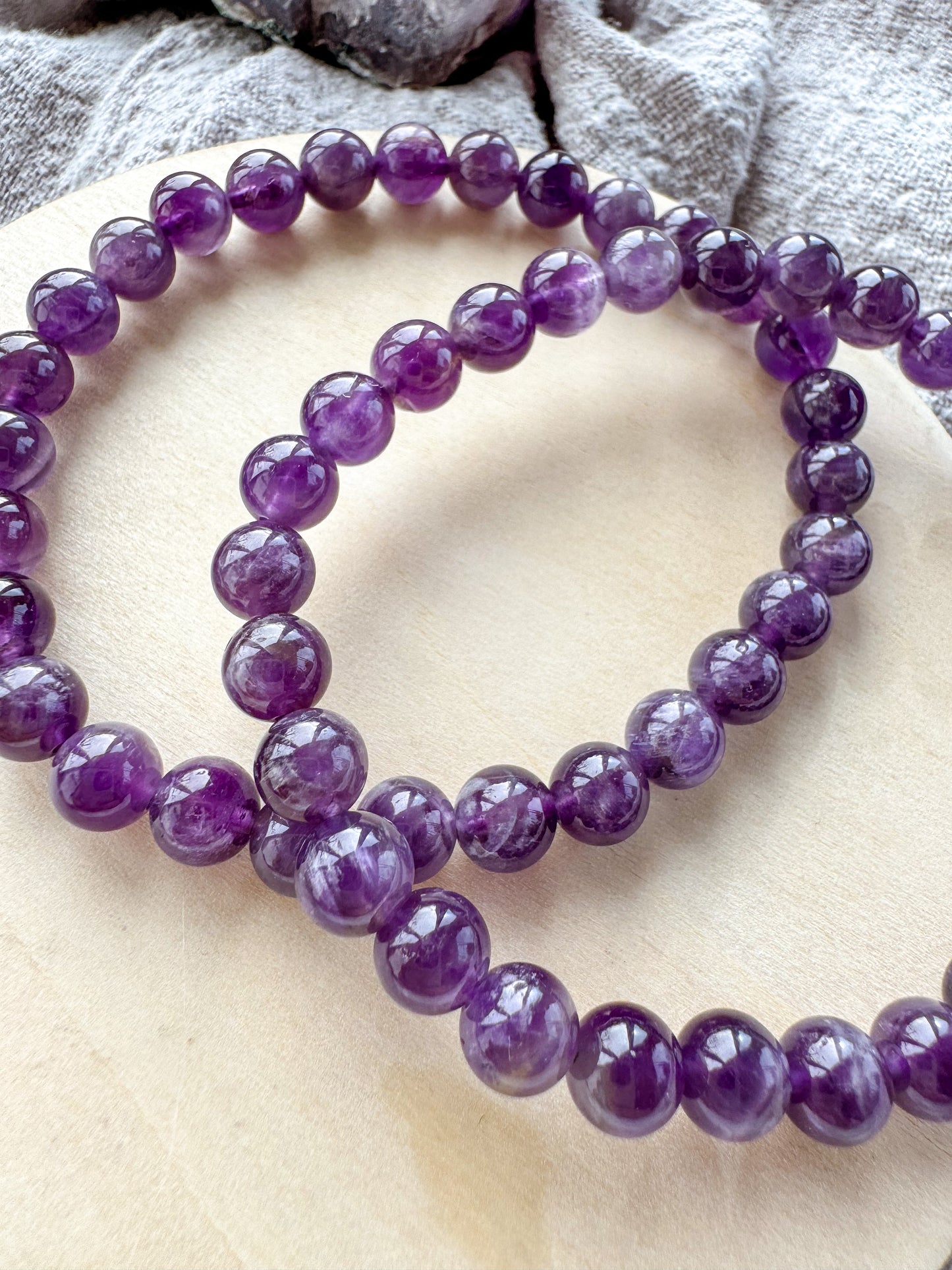 Pulseira Ametista 6mm