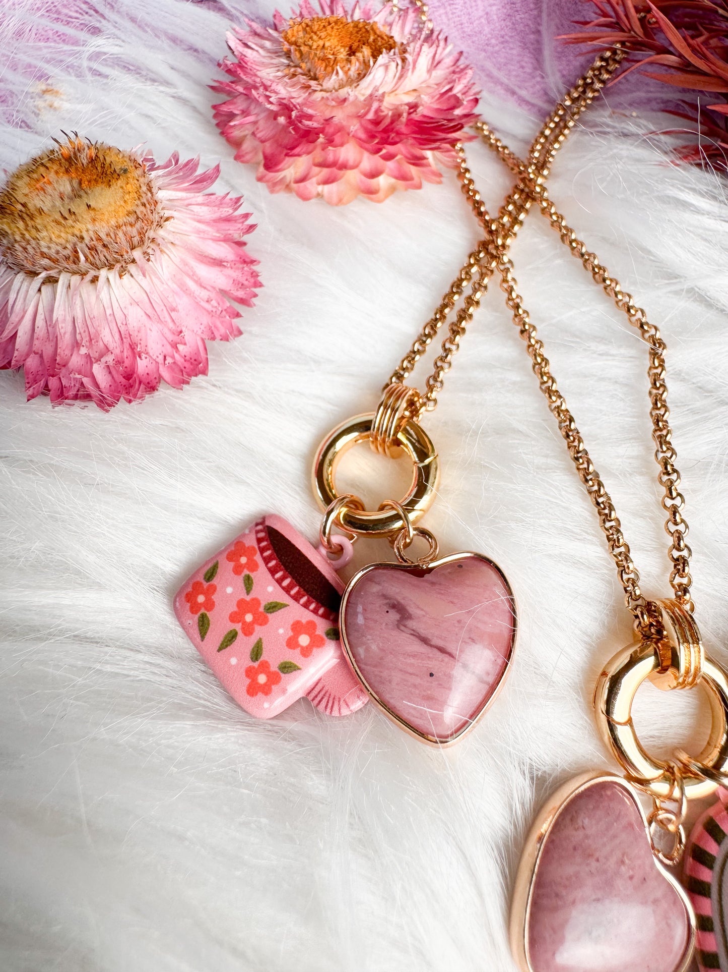 Colar COZY VIBES com Rodonita