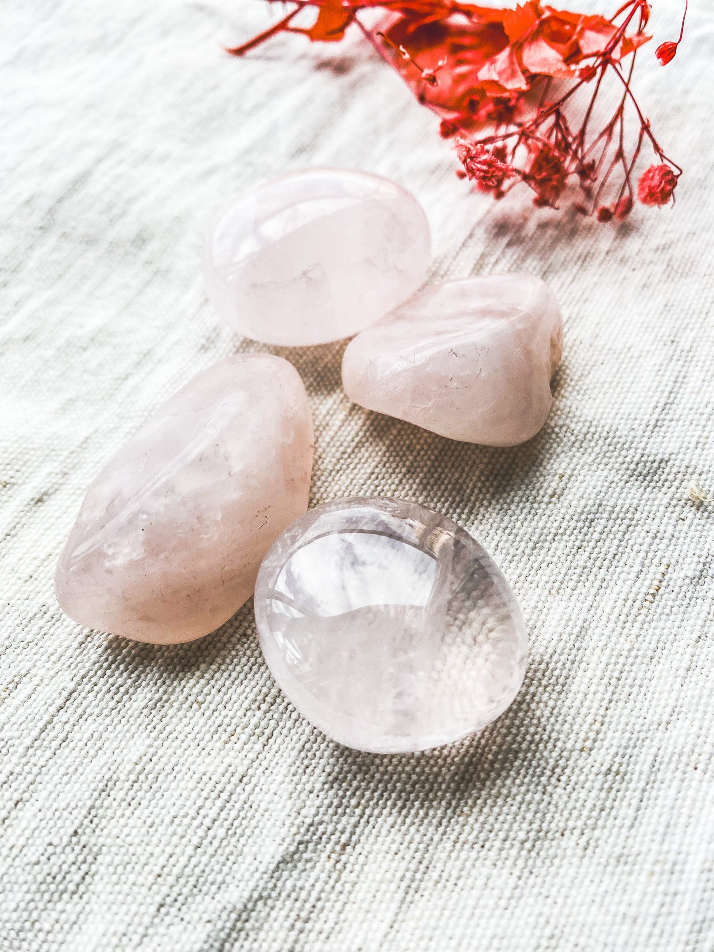 Quartzo Rosa Rolado