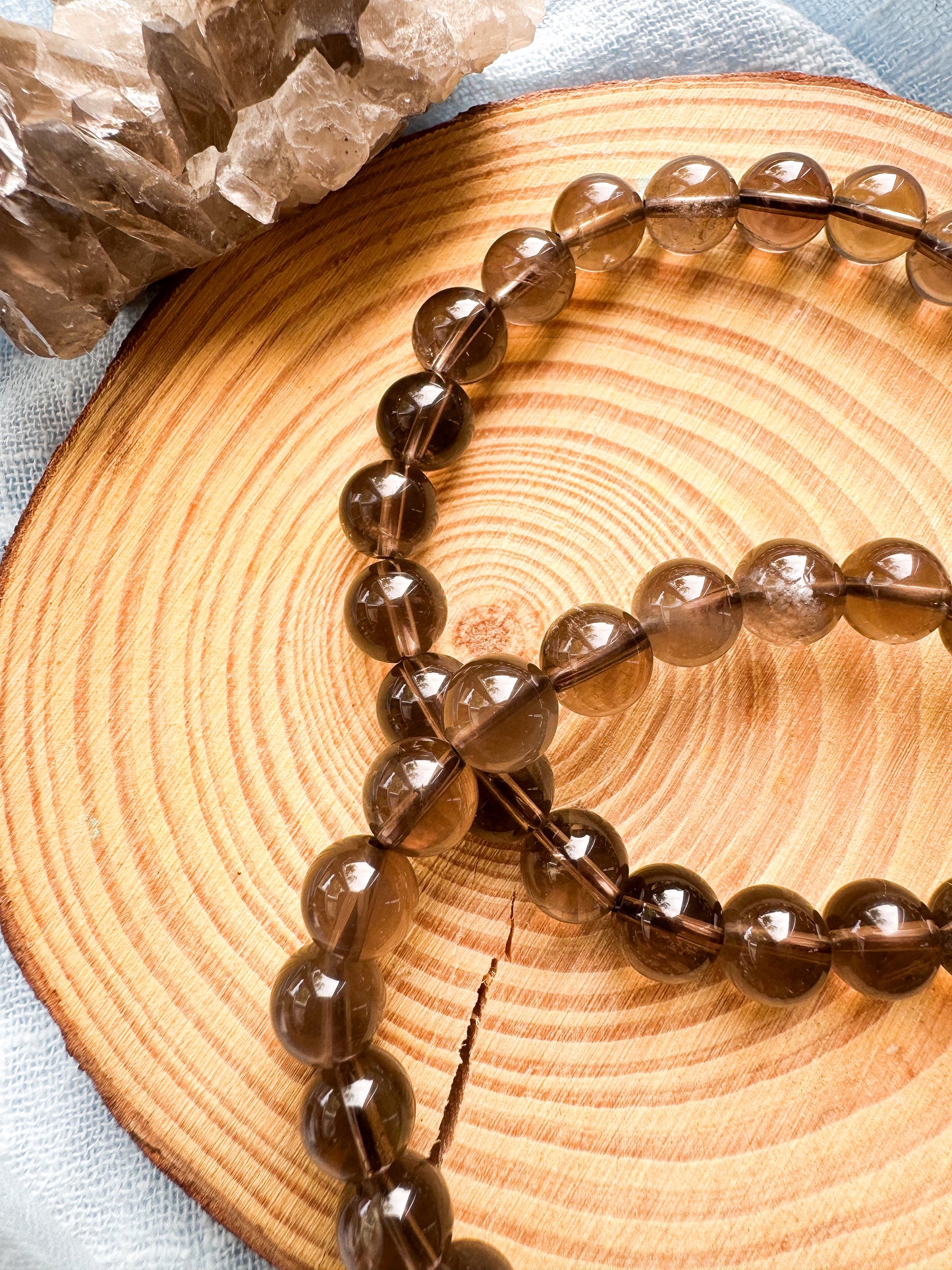 Pulseira Quartzo Fumado