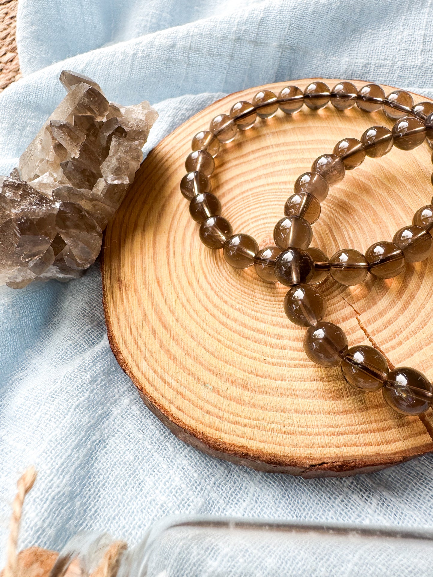 Pulseira Quartzo Fumado